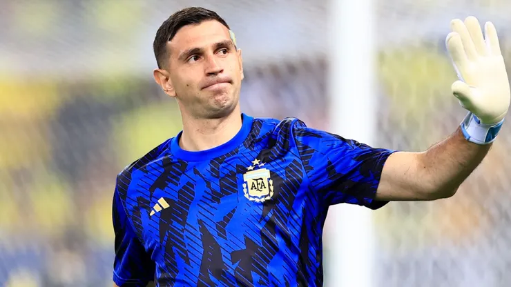 Emiliano Martínez, arquero de la Selección Argentina.
