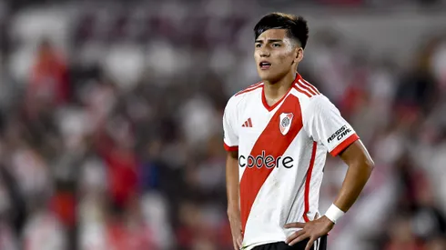 Ian Subiabre con la camiseta de River.