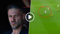 Demichelis se lamentará por este gol.