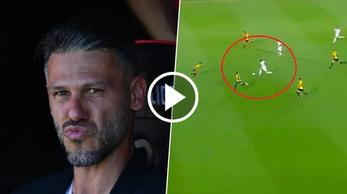 Demichelis se lamentará por este gol.