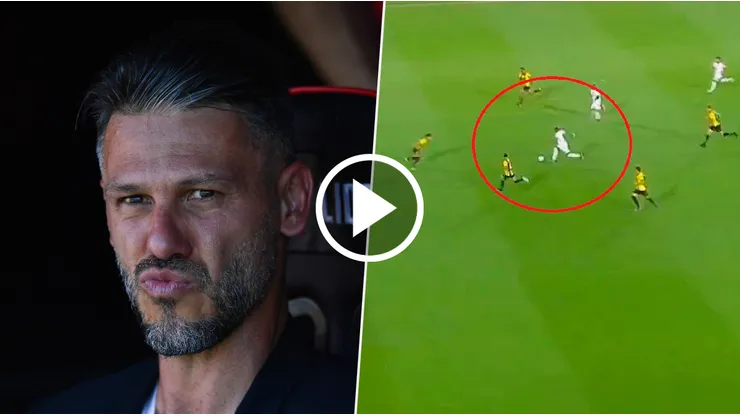 Demichelis se lamentará por este gol.