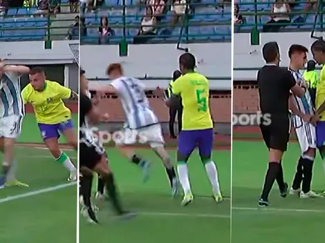 VIDEO | No se vio: Echeverri se plantó y defendió al Colo Barco de las agresiones brasileñas