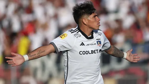 La celebración de Carlos Palacios.