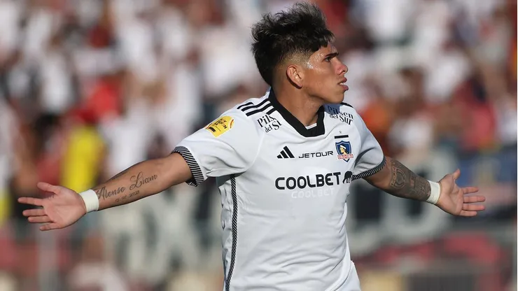 La celebración de Carlos Palacios.