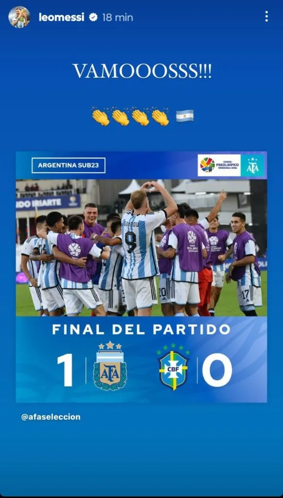 Historia de Lionel Messi.