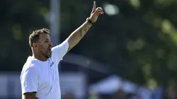 Cristian Fabbiani dando indicaciones.