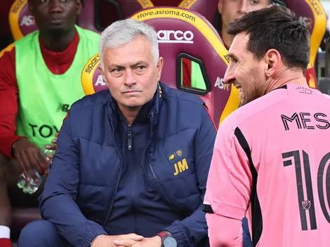 Mourinho reconoció que le hubiese gustado tener a Messi de su lado
