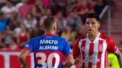 El tenso cruce de Enzo Pérez con Brahian Alemán