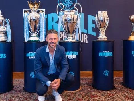 Demichelis visitó al Manchester City y los hinchas de River propusieron un trueque