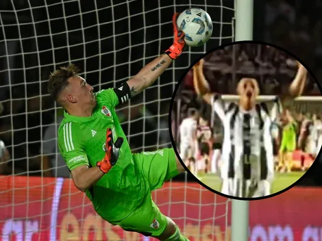 Fue viral: un jugador de Excursionistas festejó el penal atajado por Armani