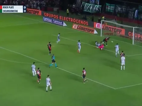 Borja sigue en estado de gracia: con fortuna, le marcó a Excursionistas