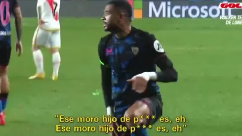 Youssef En Nesyri fue agredido por los hinchas de Rayo Vallecano luego de marcarles.