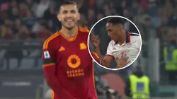 Paredes se cruzó con Yerry Mina en Italia.