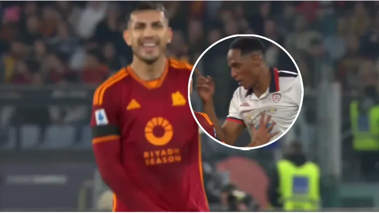 Paredes se cruzó con Yerry Mina en Italia.
