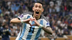 Ángel Di María en la Copa del Mundo de Qatar 2022.