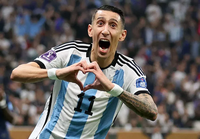 Di María, la apuesta de Scaloni en la final ante Francia. (Foto: Getty).