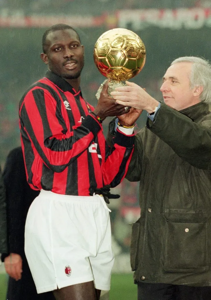 George Weah fue Balón de Oro en el 95. (Foto: Getty).