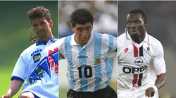 El Divino, Diego y Weah.