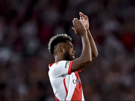 ¡No se vio! El gesto de Borja con un hincha de River tras la goleada ante Vélez