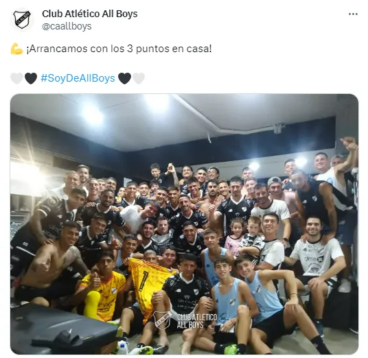 All Boys ganó su primer partido oficial en el 2024.