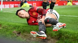 Lisandro Martínez debió ser reemplazado en el Manchester United vs. West Ham al sufrir una molestia en la rodilla.