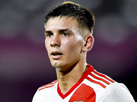 Atento, River: el Real Madrid mandó emisarios para ver a Mastantuono