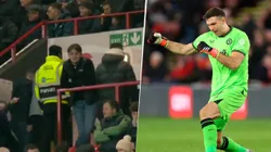 Los hinchas de Sheffield United se fueron del estadio a la media hora de juego por los 4 goles de Aston Villa.