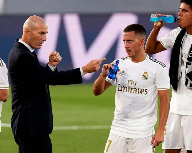 Hazard nunca terminó de sentirse cómodo en Madrid ni con el juego de Zidane (Photo by Diego Souto/Quality Sport Images/Getty Images)