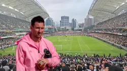 Lleno total para ver entrenar al Inter Miami.