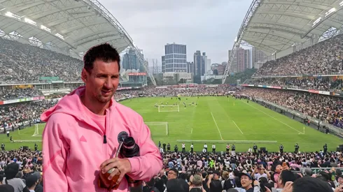 Lleno total para ver entrenar al Inter Miami.