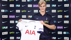 Lucas Bergvall fue anunciado como nuevo refuerzo de Tottenham para mitad de año.