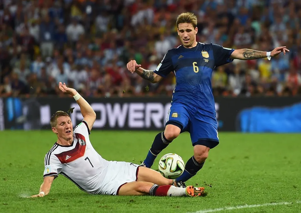 Lucas Biglia en la final ante Alemania. (Getty Images)