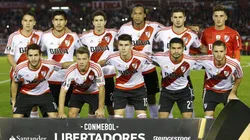 La formación de River ante DIM por la Libertadores 2017.
