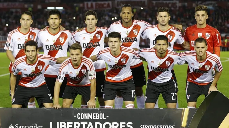 La formación de River ante DIM por la Libertadores 2017.