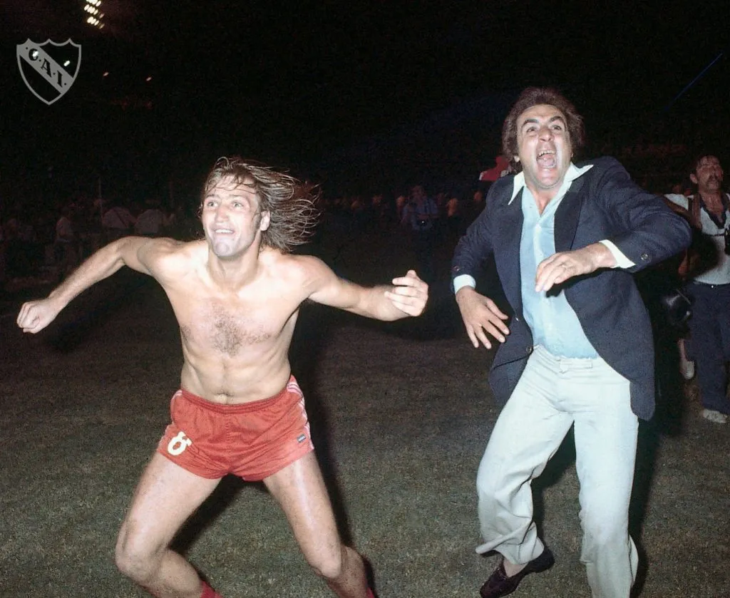 José Pastoriza y Enzo Trossero. (Foto: Prensa Independiente).