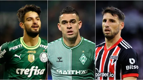 José López, Rafael Santos Borre y Jonathan Calleri.