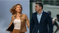 Alina Moine y Marcelo Gallardo.