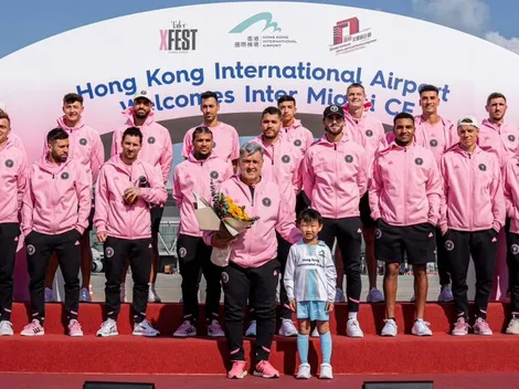 Lionel Messi llegó a Hong Kong: cómo está de la molestia