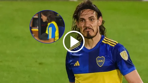 Cavani tuvo un flojo partido ante Sarmiento.