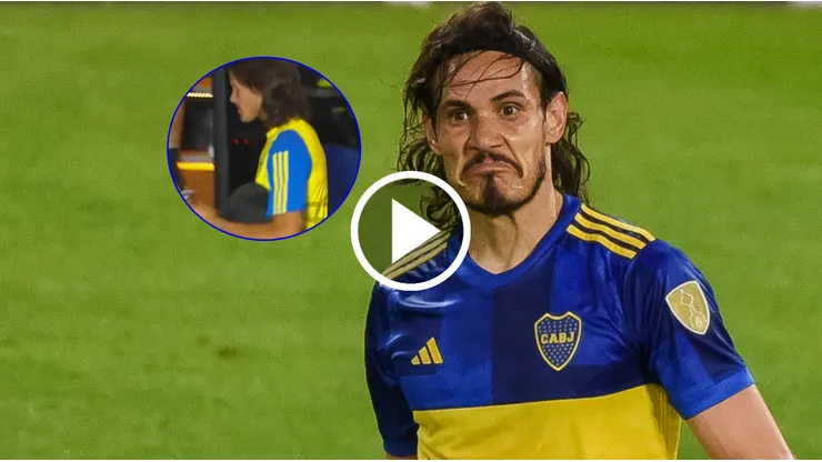 Cavani tuvo un flojo partido ante Sarmiento.