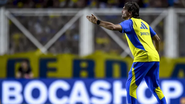 El entrenador de Boca habló tras el empate de su equipo.