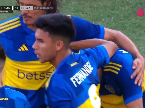 VIDEO | La extraordinaria definición de Merentiel para que Boca le gane a Sarmiento