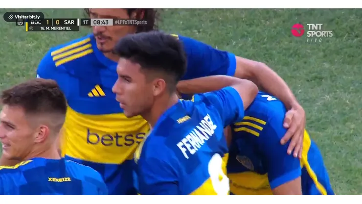 VIDEO | La extraordinaria definición de Merentiel para que Boca le gane a Sarmiento