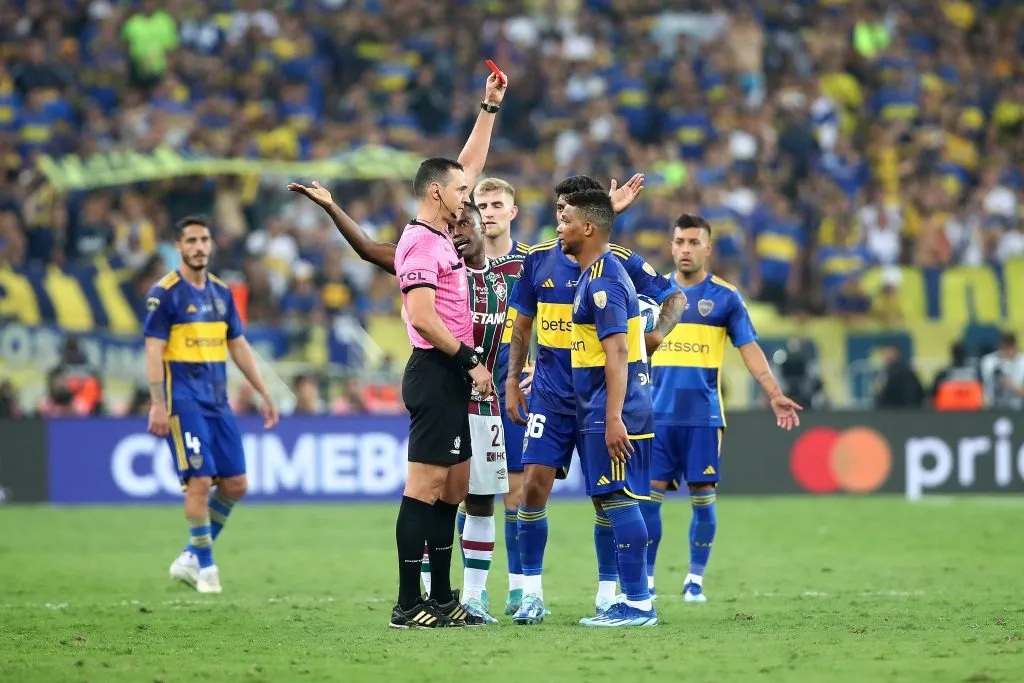 Imperdonable: Fabra se fue expulsado por un cachetazo en la final de la Libertadores. (Foto: Getty).