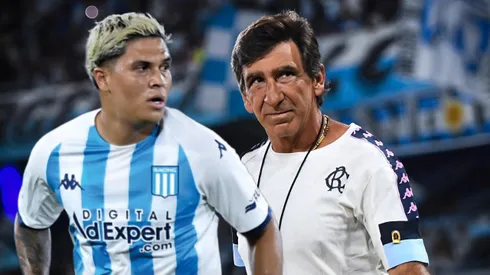 El colombiano contradijo con sutileza al entrenador de Racing.