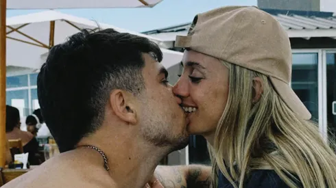 Morena Beltrán le dedicó un posteo a su pareja.