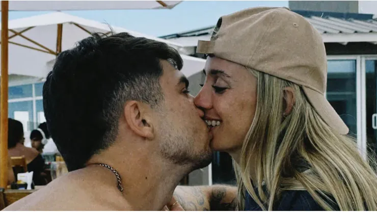 Morena Beltrán le dedicó un posteo a su pareja.