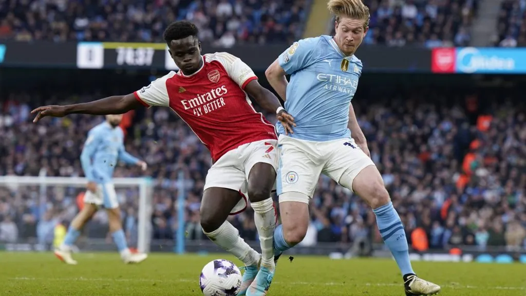 Bukayo Saka, una de las perlas del Arsenal.