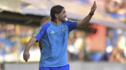 El entrenador de Boca habló en conferencia de prensa.