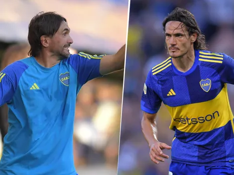 La reacción de los hinchas de Boca contra Martínez por la salida de Cavani